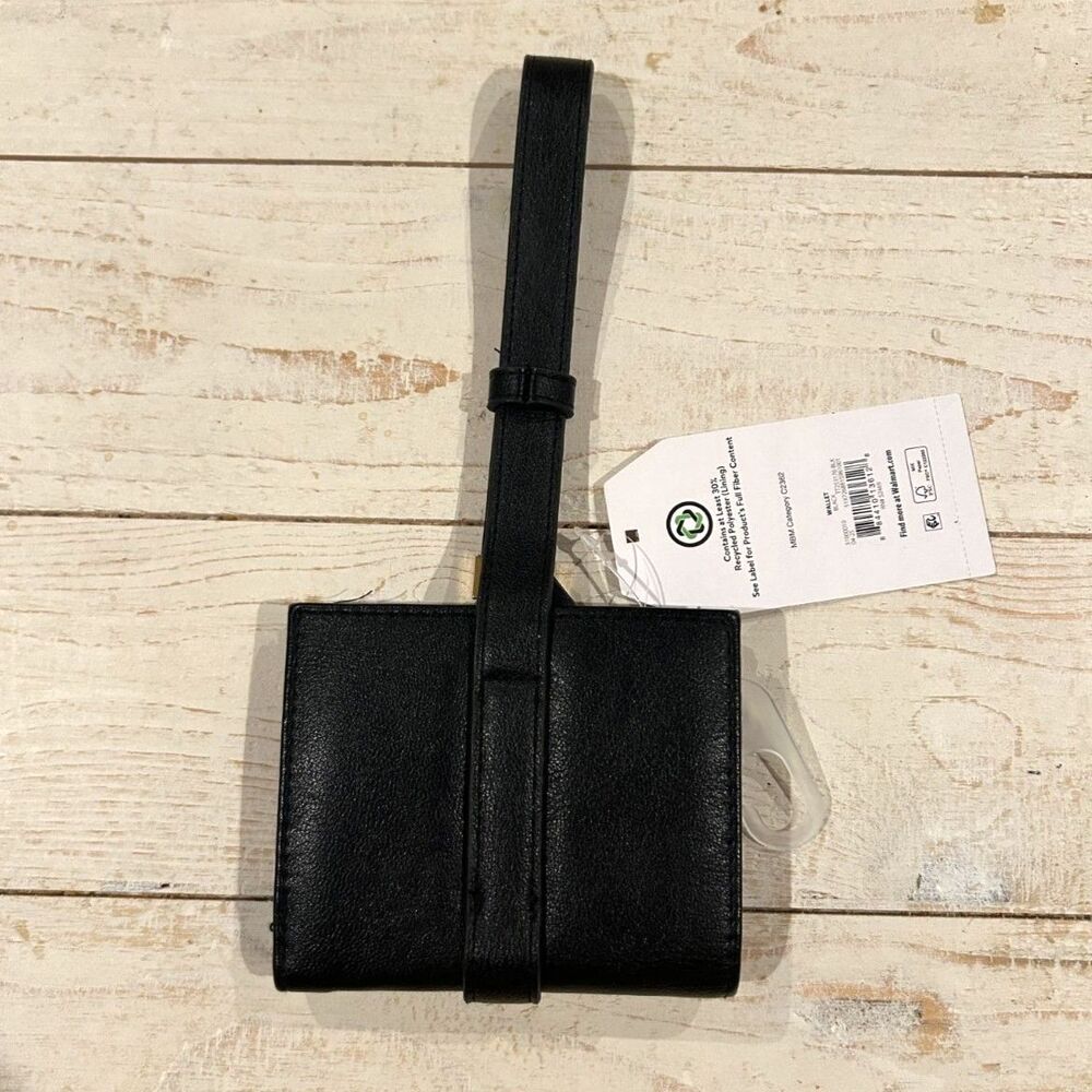 NWT Time And Tru Black Wallet Wristlet - Picture 4 of 4
